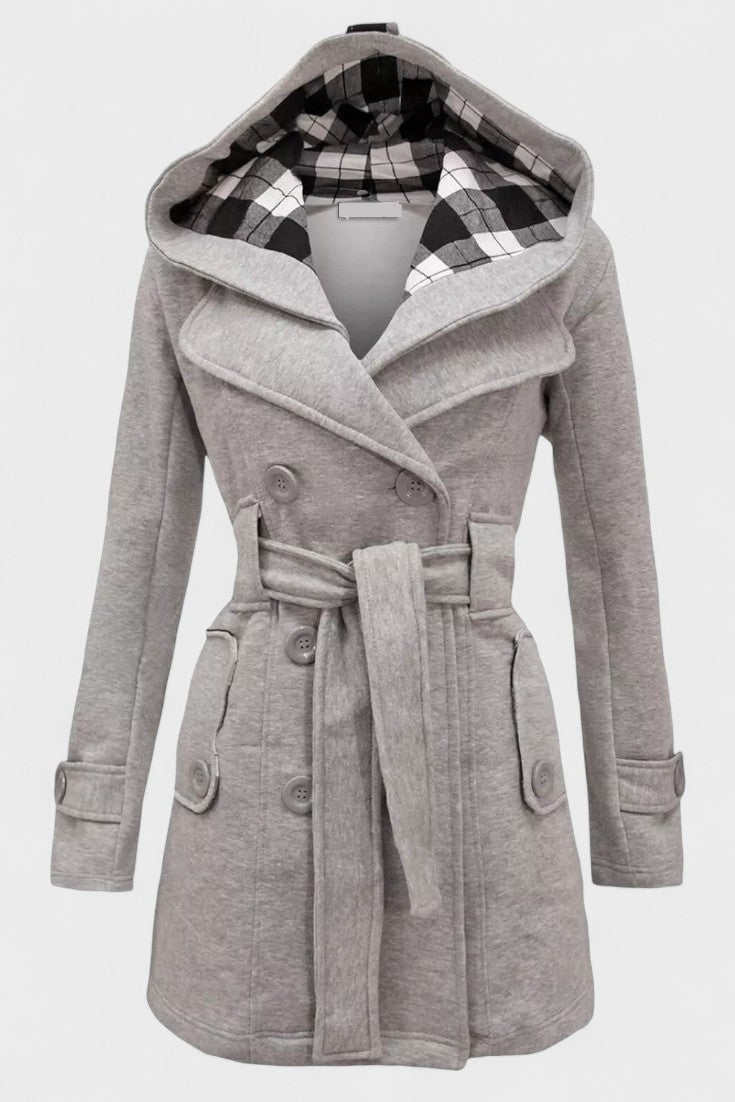 Leona™ | Cappotto elegante a doppio petto