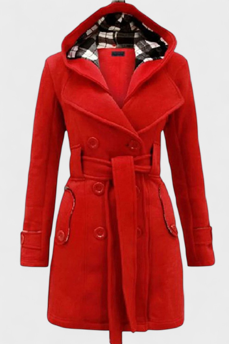 Leona™ | Cappotto elegante a doppio petto