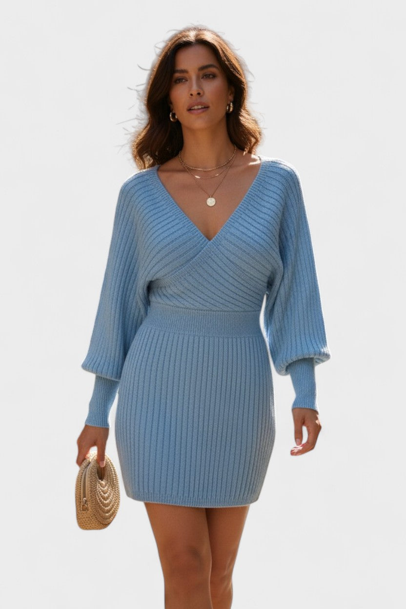 Klara™ | Abito avvolgente elegante con scollatura a V