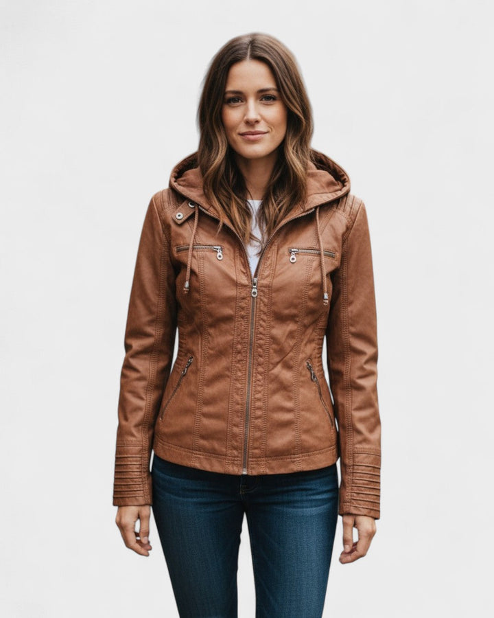 Klára™ | Giacca in pelle