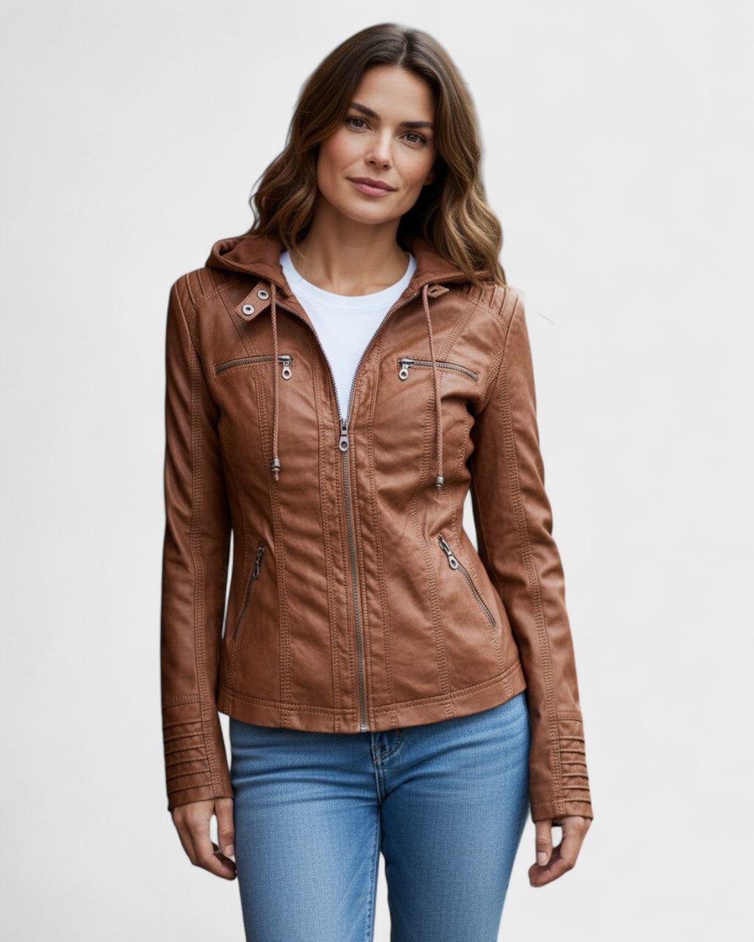 Klára™ | Giacca in pelle