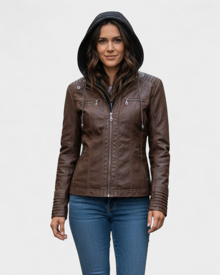 Klára™ | Giacca in pelle