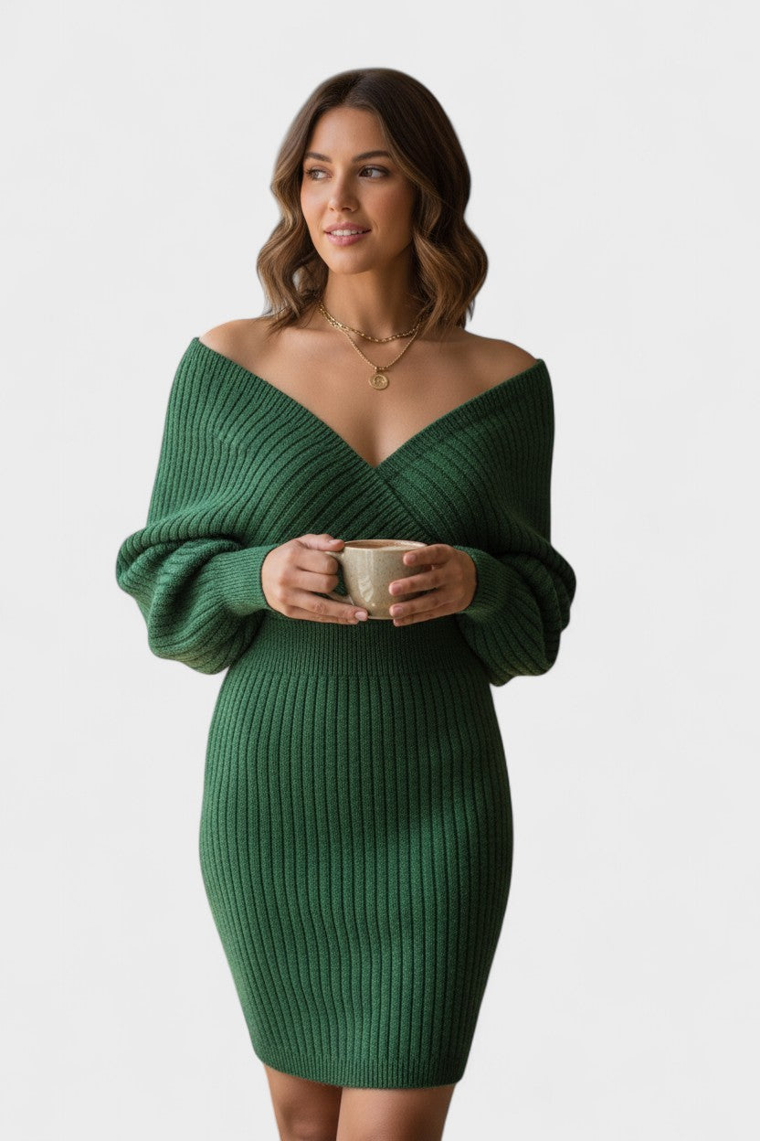 Klara™ | Abito avvolgente elegante con scollatura a V